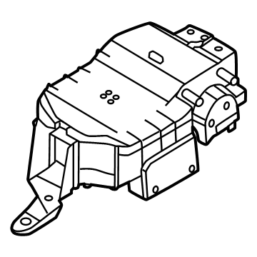 97020-BF000 Hyundai DUCT ASSY-REAR A/VENT,NO.2 Illustration 1 of 1