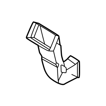 97030-BF000 Hyundai DUCT ASSY-REAR A/VENT,NO.3 Illustration 1 of 1
