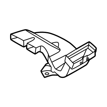 Hyundai 97365-BF000 DUCT-REAR HEATING RR,LH 97365-BF000 Hyundai DUCT-REAR HEATING RR,LH Illustration 1 of 1