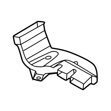 Hyundai 97375-BF000 DUCT-REAR HEATING RR,RH 97375-BF000 Hyundai DUCT-REAR HEATING RR,RH Illustration 1 of 1