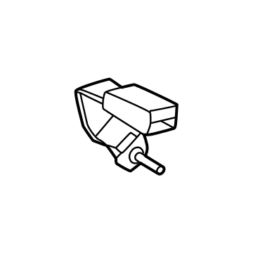Hyundai 89860-R6100-NNB BUCKLE ASSY-RR S/BELT,CTR 89860-R6100-NNB Hyundai BUCKLE ASSY-RR S/BELT,CTR Illustration 1 of 1