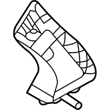 85895-4D000-QW Hyundai Trim Assembly- D Pillar,RH Illustration 1 of 1