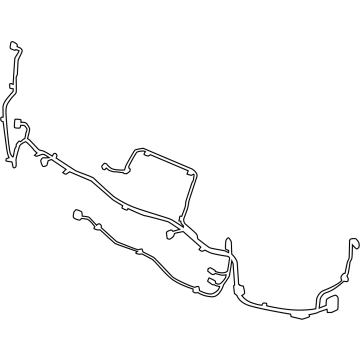 Hyundai 91895-P0100 Front Bumper Wiring Harness 91895-P0100 Hyundai Front Bumper Wiring Harness Illustration 1 of 1