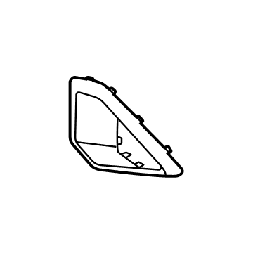 Hyundai 86596-BE000 Front Bumper Moulding Right Hand 86596-BE000 Hyundai Front Bumper Moulding Right Hand Illustration 1 of 1