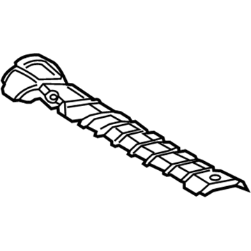 Hyundai 57280-H5000 Heat Protector Assembly-Power STEE 57280-H5000 Hyundai Heat Protector Assembly-Power STEE Illustration 1 of 1