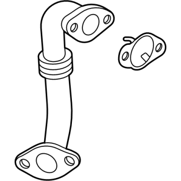 Hyundai 28410-2S010 Pipe Assembly-EGR, A 28410-2S010 Hyundai Pipe Assembly-EGR, A Illustration 1 of 1