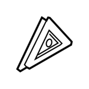 83840-J0000-4X Hyundai Moulding Assembly-Rear Door Delta,RH Illustration 1 of 1