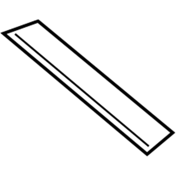 Hyundai 86383-J0000 Black Tape-Rear Door Frame Rear,LH 86383-J0000 Hyundai Black Tape-Rear Door Frame Rear,LH Illustration 1 of 1