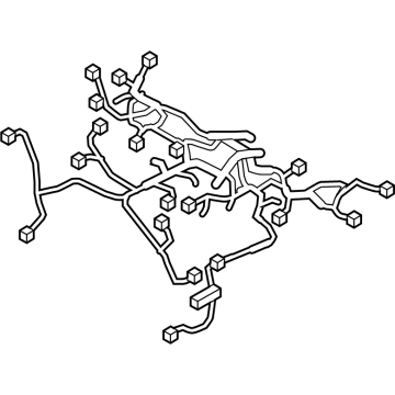 91425-D2080 Hyundai Control Wiring Assembly Illustration 1 of 1