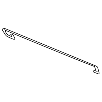 Hyundai 79273-25000 Trunk Lid Hinge Torsion Bar Left Hand 79273-25000 Hyundai Trunk Lid Hinge Torsion Bar Left Hand Illustration 1 of 1