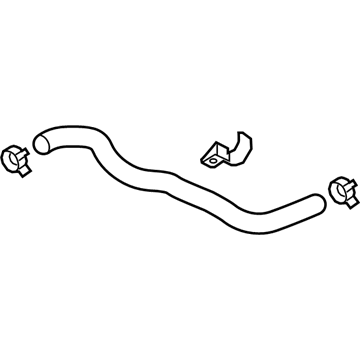 2014 Hyundai Santa Fe Radiator Hose - 25411-2W800
