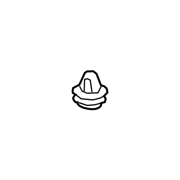 85849-B1000 Hyundai Trim Mounting Clip Illustration 1 of 1