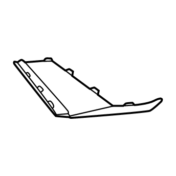 Hyundai 86596-L1500 MOULDING ASSY-FRONT BUMPER,RH 86596-L1500 Hyundai MOULDING ASSY-FRONT BUMPER,RH Illustration 1 of 1