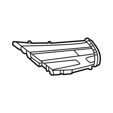 86593-L1600-CA Hyundai MOULDING ASSY-FRONT BUMPER,LH Illustration 1 of 1
