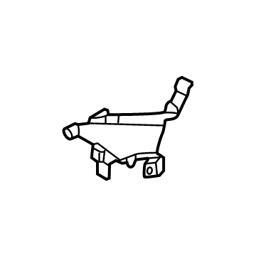 86543-L1500 Hyundai Front Bumper Air Duct Left Hand Illustration 1 of 1