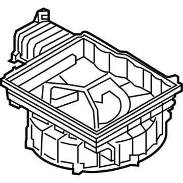 Hyundai 97111-D3100 Blower Case Upper 97111-D3100 Hyundai Blower Case Upper Illustration 1 of 1