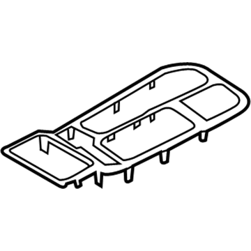 Hyundai 84651-G7000-UAY Console Upper Cover 84651-G7000-UAY Hyundai Console Upper Cover Illustration 1 of 1