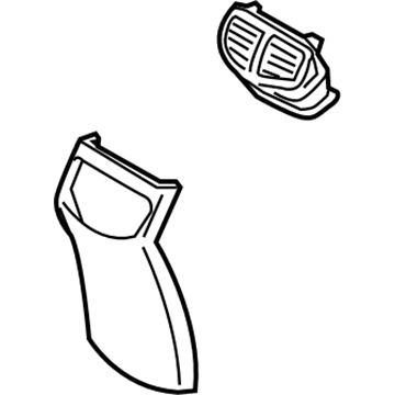 84670-G7000-T9Y Hyundai Rear Console Cover Assembly Illustration 1 of 1