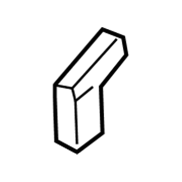 87218-2M000 Hyundai Front E/Piece-Roof Molding,LH Illustration 1 of 1