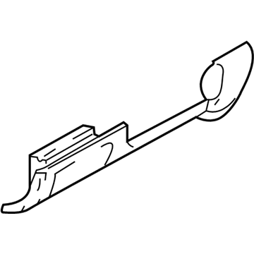 Hyundai 84750-25500-LT Panel Assembly-Lower Crash Pad 84750-25500-LT Hyundai Panel Assembly-Lower Crash Pad Illustration 1 of 1