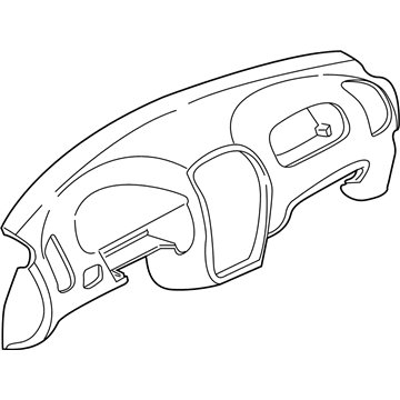 84710-25100-LT Hyundai Crash Pad Assembly Main Illustration 1 of 1