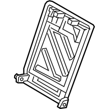 89310-AA210-NNB Hyundai Frame Assembly-RR Seat Back LH Illustration 1 of 1