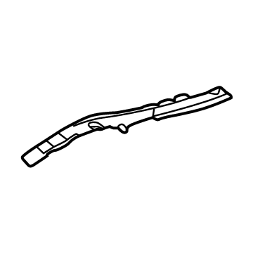 Hyundai 865E1-CW500 BRACKET ASSY-FR BUMPER SD UPR 865E1-CW500 Hyundai BRACKET ASSY-FR BUMPER SD UPR Illustration 1 of 1