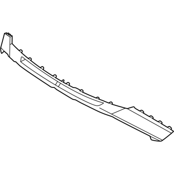 Hyundai 865H1-CW500 PIECE-FR BUMPER,LH 865H1-CW500 Hyundai PIECE-FR BUMPER,LH Illustration 1 of 1