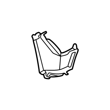 Hyundai 86543-CW500 Front Bumper Air Duct Left Hand 86543-CW500 Hyundai Front Bumper Air Duct Left Hand Illustration 1 of 1