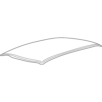 67111-38000 Hyundai Roof Panel Illustration 1 of 1
