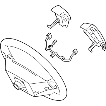 Hyundai 56110-3M810-M5 Steering Wheel Assembly 56110-3M810-M5 Hyundai Steering Wheel Assembly Illustration 1 of 1
