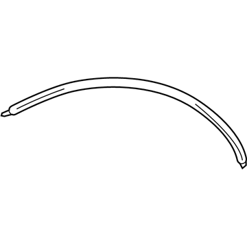 Hyundai 86382-1E001 Tape-Rear Door Black Frame Upper,LH 86382-1E001 Hyundai Tape-Rear Door Black Frame Upper,LH Illustration 1 of 1