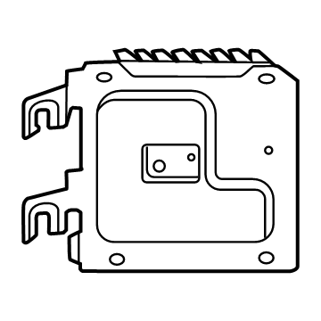 Hyundai 96370-P6300 EXTERNAL AMP ASSY 96370-P6300 Hyundai EXTERNAL AMP ASSY Illustration 1 of 1