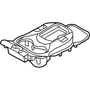 84651-4Z100-4X Hyundai Console Upper Cover Illustration 1 of 1