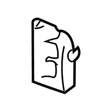 Hyundai 81458-39000 Cover-Rear Door Latch,LH 81458-39000 Hyundai Cover-Rear Door Latch,LH Illustration 1 of 1