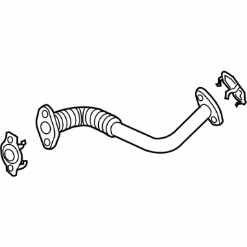 Hyundai 28420-03HA0 Pipe Assembly-EGR 28420-03HA0 Hyundai Pipe Assembly-EGR Illustration 1 of 1