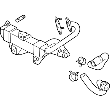Hyundai 28410-03HA0 EGR Cooler 28410-03HA0 Hyundai EGR Cooler Illustration 1 of 1