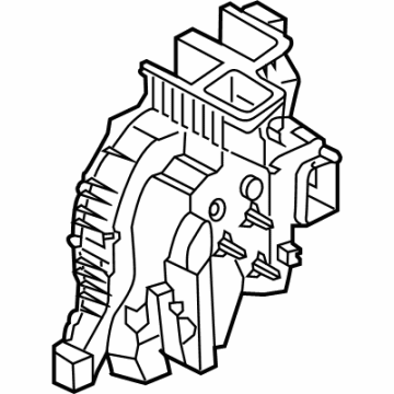 97135-R5010 Hyundai Heater Case Right Hand Illustration 1 of 1