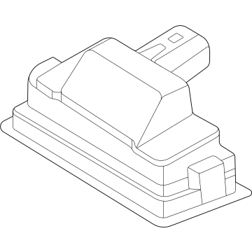 Hyundai 92502-D2500 Lamp Assembly-License Plate,RH 92502-D2500 Hyundai Lamp Assembly-License Plate,RH Illustration 1 of 1
