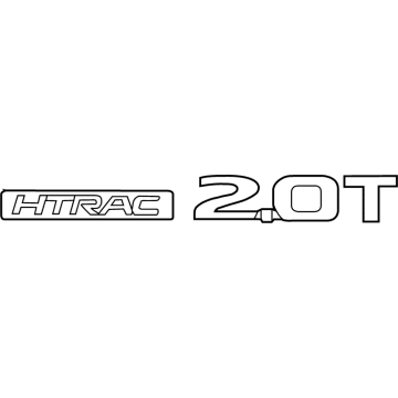 2021 Hyundai Genesis G70 Emblem - 86312-G9000