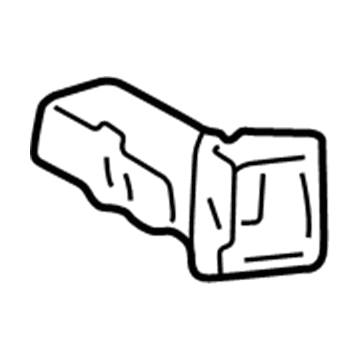 86641-39020 Hyundai Rear Bumper Stay Left Hand Illustration 1 of 1