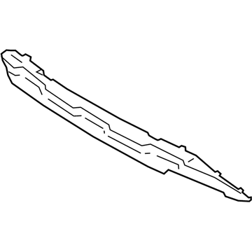 86671-S2000 Hyundai Skid Plate Rear Bumper Illustration 1 of 1