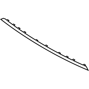 86699-S2010 Hyundai Piece-RR Bumper LWR Illustration 1 of 1