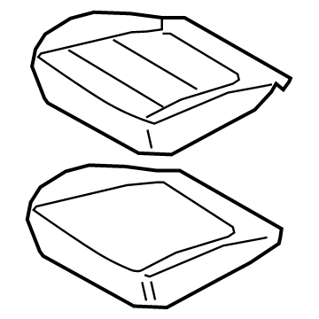 Hyundai 88260-BE010-S2N Front Cushion Covering Assembly Right Hand 88260-BE010-S2N Hyundai Front Cushion Covering Assembly Right Hand Illustration 1 of 1