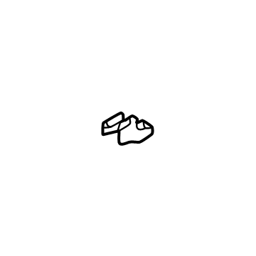Hyundai 88597-CW000-NNB Cover-FR Seat MTG RR OTR LH 88597-CW000-NNB Hyundai Cover-FR Seat MTG RR OTR LH Illustration 1 of 1