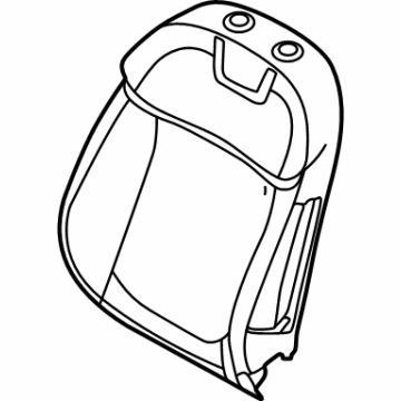 Hyundai 88350-CW010 Front Seat Back Pad Assembly Left Hand 88350-CW010 Hyundai Front Seat Back Pad Assembly Left Hand Illustration 1 of 1