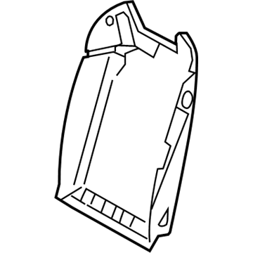 88395-2M000 Hyundai Cover-Back Frame Inside Illustration 1 of 1