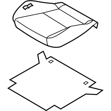 2010 Hyundai Genesis Coupe Seat Cushion - 88100-2M010-MAB