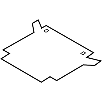 88145-2M000 Hyundai Cover-Front Cushion Anti Noise Illustration 1 of 1
