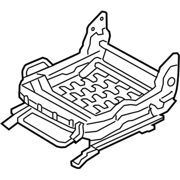 88501-2M000 Hyundai Front Driver Seat Track Assembly Illustration 1 of 1